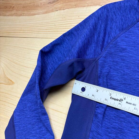 Eddie Bauer Sweater Womens XS Blue Purple Pullover Motion Active Cowl Neck - Picture 5 of 12